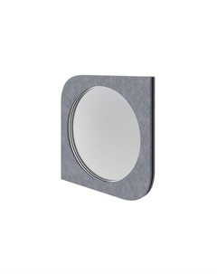 Зеркало настенное Luna (Ткань: Рогожка Levis 85 Серый) 91x6 Орматек
