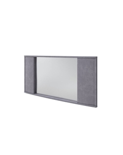 Зеркало настенное Vittoria (Ткань: Микровелюр Manhattan Стальной) 132x8 Орматек