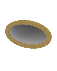 Зеркало настенное Classic (Ткань: Микровелюр Marino 15 Шафран) 119x5 Verda