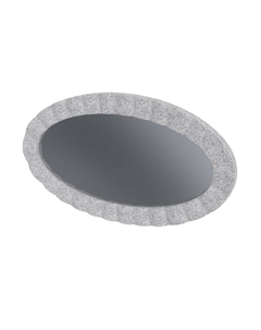 Зеркало настенное Classic (Ткань: Микрошенилл Rialto Жемчуг) 119x5 Verda