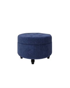 Пуфик Пуф Flavio big (Ткань: Рогожка Levis 78 Джинс) 61x61 Орматек