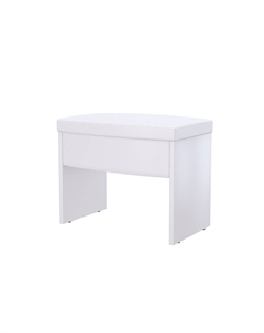 Пуфик Пуф Vittoria (Экокожа Белый) 57x39 Орматек