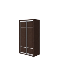 Шкаф Шкаф-купе 2х дв Orma Soft 2 (без зеркал) (Ткань: Рогожка Levis 37 Шоколад) 119x60 Орматек