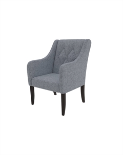 Кресло (Ткань: Микрошенилл Rialto Серебро) 61x70 Verda