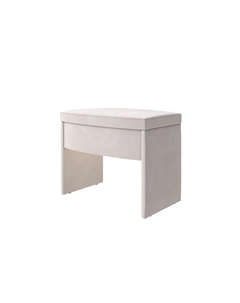 Пуфик Пуф Vittoria (Ткань: Микровелюр Manhattan Цветочный белый) 57x39 Орматек