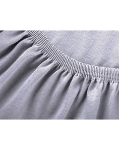 Простыня на резинке Sense 2 (Хлопок Серый) 180x200 Орматек