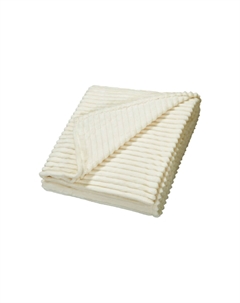 Плед Soft Stripe (Велсофт Крем) 200x220 Орматек