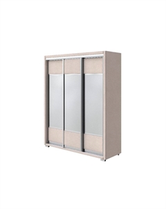 Шкаф Шкаф-купе 3х дв Orma Soft 2 (3 зеркала) (Ткань: Велюр Ultra Суфле) 177x60 Орматек