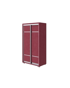 Шкаф Шкаф-купе 2х дв Orma Soft 2 (без зеркал) (Ткань: Микровелюр Manhattan Гранатовый) 119x60 Орматек