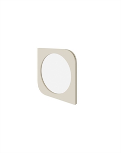 Зеркало настенное Luna (Ткань: Рогожка Тетра Бежевый) 91x6 Орматек