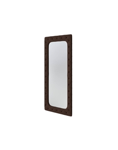 Зеркало настенное Flavio big (Ткань: Рогожка Levis 37 Шоколад) 82x5 Орматек