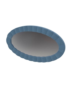 Зеркало настенное Classic (Ткань: Микровелюр Marino 27 Океан) 119x5 Verda