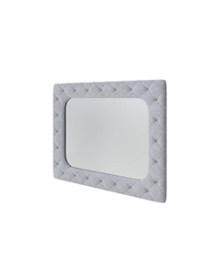Зеркало настенное Flavio (Ткань: Рогожка Levis 83 Светло-Серый) 110x5 Орматек