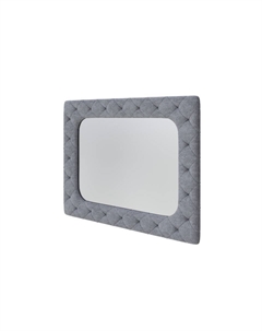 Зеркало настенное Flavio (Ткань: Рогожка Levis 85 Серый) 110x5 Орматек