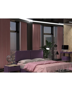 Комплект штор Megapolis Fresh Air (Полиэстер Розовый) 200x270 Орматек