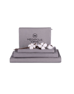 Комплект постельного белья Комплект Megapolis Touch Cotton (Хлопок Moonlight dust) 200x220 Орматек