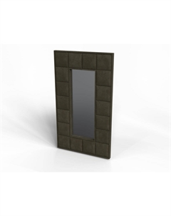 Зеркало Chocolate (Ткань: Микровелюр Laska 53 Можжевельник ()) 128x6 Verda