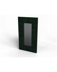 Зеркало Chocolate (Ткань: Микровелюр Laska 19 Папоротник ()) 128x6 Verda