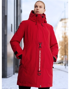 Пуховик женский Kheta, Красный Bask