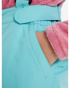 Брюки утепленные для девочек, Голубой Glissade