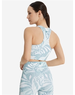 Спортивный топ бра Yoga HighFlow Longline Gfx, Зеленый Demix