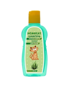 МОРСКАЯ ЭНЕРГИЯ Шампунь для кошек с экстрактом ламинарии 220 Homecat