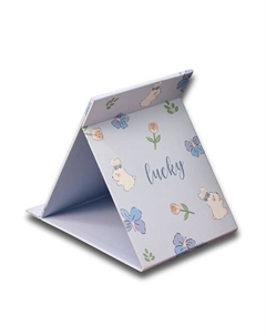Зеркало настольное "Lucky bunny" blue Ilikegift