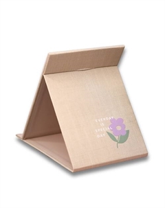 Зеркало настольное "Hello world" brown Ilikegift