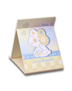 Зеркало настольное "Cute rabbit" yellow Ilikegift