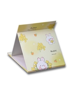 Зеркало настольное "Lovely rabbit" yellow Ilikegift