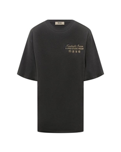 Хлопковая футболка Msgm