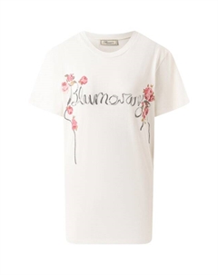 Хлопковая футболка Blumarine