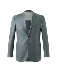 Пиджак из шерсти и шелка Corneliani