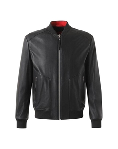 Кожаный бомбер Hugo