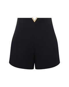 Шорты из шерсти и шелка Valentino