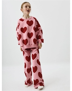 Пижама с принтом для девочек Sela