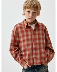 Укороченная рубашка в клетку для мальчиков Sela