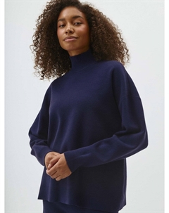 Вязаный свитер с воротником-стойкой Sela