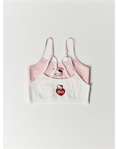 Набор топов для девочек с принтом Hello Kitty, 2 шт. Sela