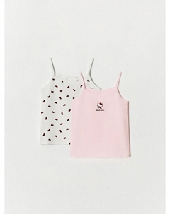 Набор маек для девочек с принтом Hello Kitty, 2 шт. Sela