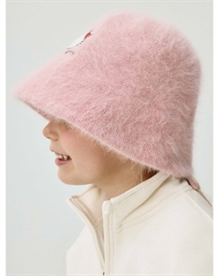 Вязаная панама с вышивкой Hello Kitty для девочек Sela