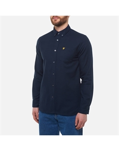 Мужская рубашка Plain Flannel Dark Navy Lyle & scott