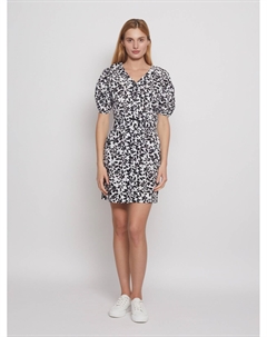 Принтованное платье с ремнём Zolla