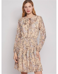 Шифоновое платье с юбкой-плиссе Zolla