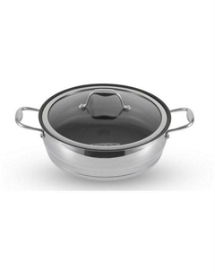 Сотейник Cantata 1269, 4.7л, с крышкой, черный Gipfel