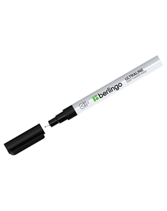Маркер-краска нитро-основа "Uniline PA100" 1 мм, черная Berlingo