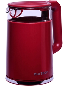 Чайник электрический Oursson EK1732W/DC (Темная вишня)