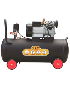 Компрессор электрический безмасляный (PAC100-C1) 25кВт, 34лс, 370 л/мин, 100л, 2 цил, 2 вых евро P.i.t.