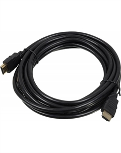 Кабель аудио-видео Noname High Speed ver.1.4 HDMI (m)/HDMI (m) 5м. позолоч.конт. черный No name