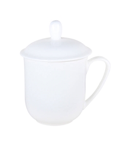 Кружка Barista 400мл с крышкой фарфор Quinsberry